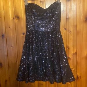 Navy Blue sparkle dress